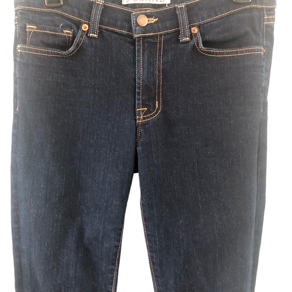 J Brand Dark Slim Jeans Cigarette Leg Size 28 Low Rise Y2K style - Picture 5 of 11